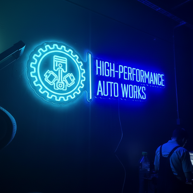 Custom Logo Neon Sign – Personalized LED Business Neon Light for Office, Store, Bar & Salon Branding | Moodsweave