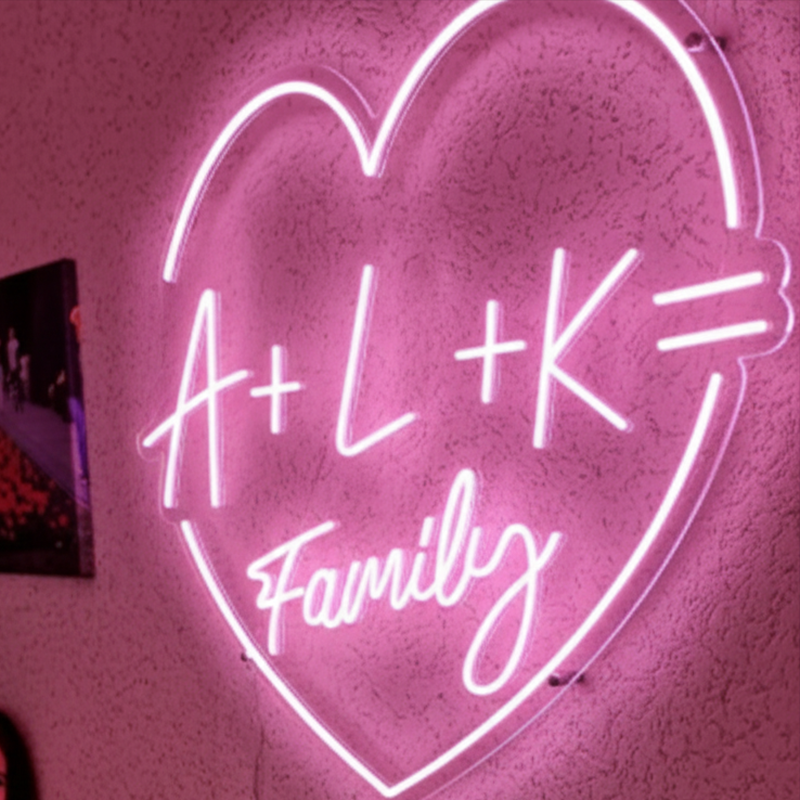 Custom Family Neon Sign – Personalized Family Name LED Neon Light for Home Décor, Living Room & Entryway | Moodsweave