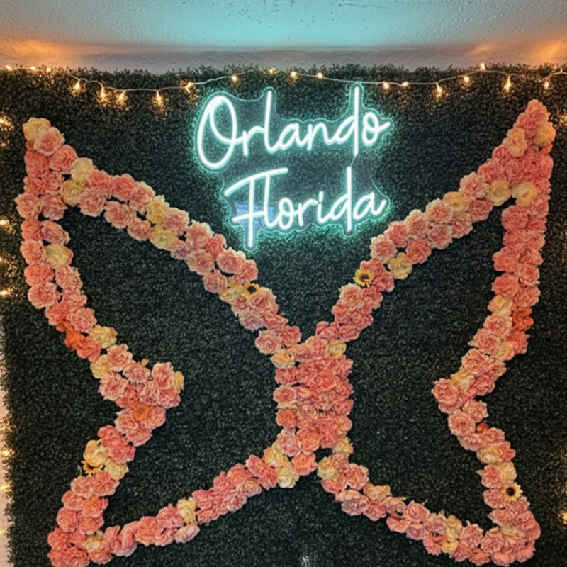 Custom LED Neon Sign – Personalized Logo Neon Light with Free Design & Fast Delivery for Bedroom, Party, Wedding & Business Décor | Moodsweave